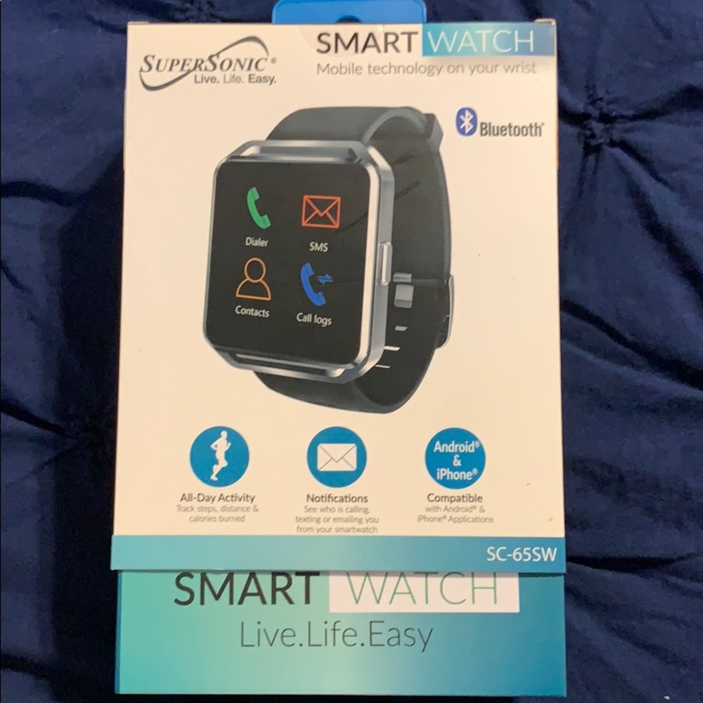 SuperSonic Smart Watch SC-65SW NEVER USED!!!